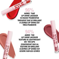 Lip Shine Lacquer, ultra-pigmented, lightweight, shiny finish
