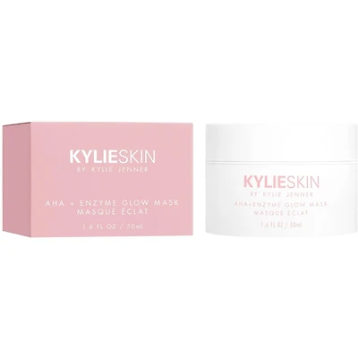 Glow Mask Exfoliator AHA + Enzyme, with Glycolic & Lactic Acid for glowing skin, dead skin removal, even skin tone, skin barrier replenished