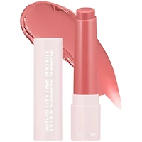 Tinted Butter Balm with Jojoba Oil, 12-hour hydration, moisturizing, luminous shine, lightweight, cruelty-free, vegan
