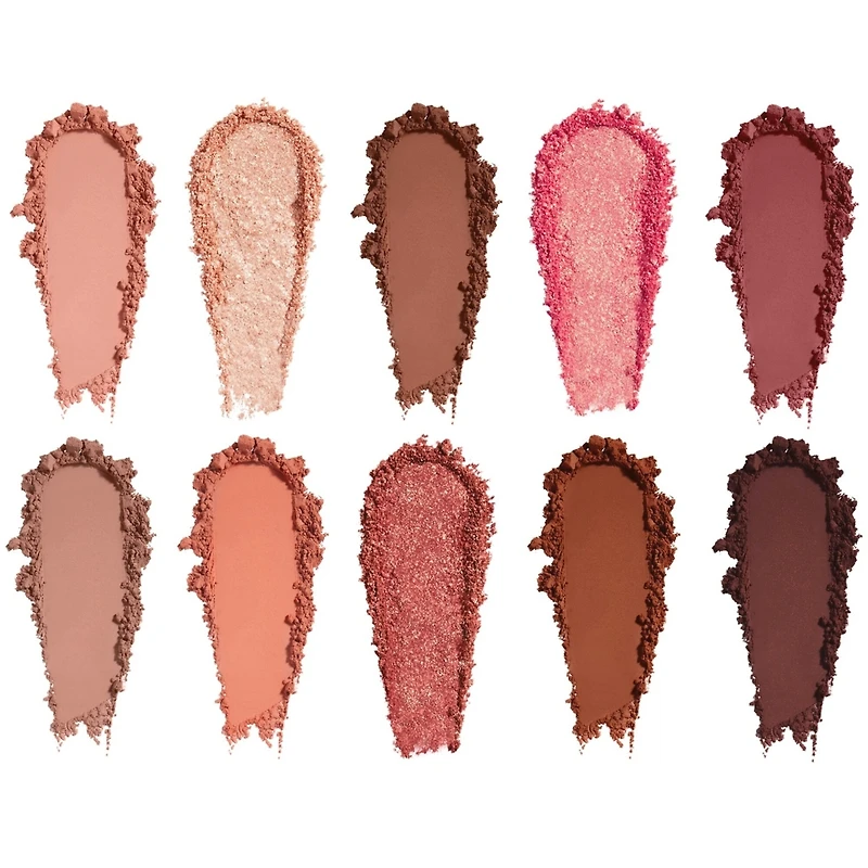 Pressed Powder Palette The Mauve Palette, highly pigmented, soft & easy blend, clean vegan, talc-free