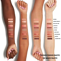 Pressed Powder Palette The Mauve Palette, highly pigmented, soft & easy blend, clean vegan, talc-free