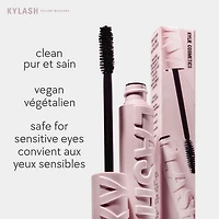 Mascara Volume Kylash, volumisant, longueur & courbure, sans bavure, pur & sain, végétalien