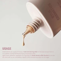 Skin Tint Blurring Elixir Foundation with Hyaluronic Acid, 12-hour wear, natural, second-skin finish