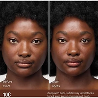 Fluide Teinté à Effet Floutant l'acide hyaluronique, tenue 12 heures, fini seconde peau naturel