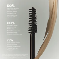 Wisp Lash Mascara, lifted & curled lashes for 24H, no clumps or smudging, clean & vegan formula