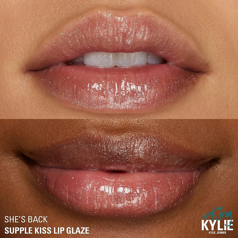 King Kylie Collection Supple Kiss Lip Glaze - Literally Warm Brown