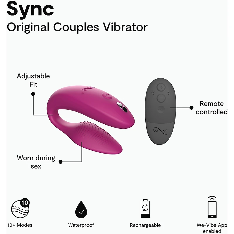 We-Vibe Sync 2 Rose