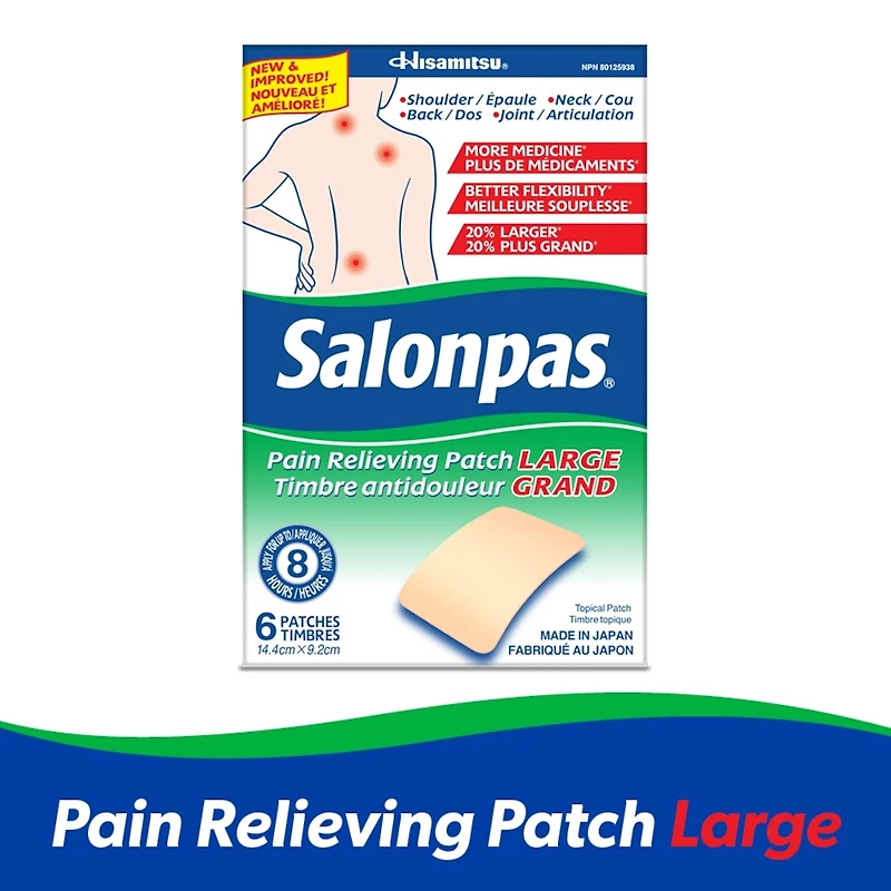 Pain Relieving Patch Large