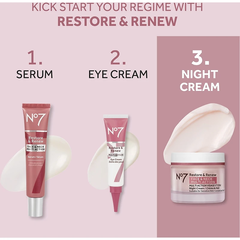 Restore & Renew Crème De Nuit Multi-actions