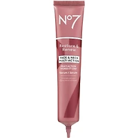 Sérum multi-action No7 Restore & Renew pour le visage et le cou
