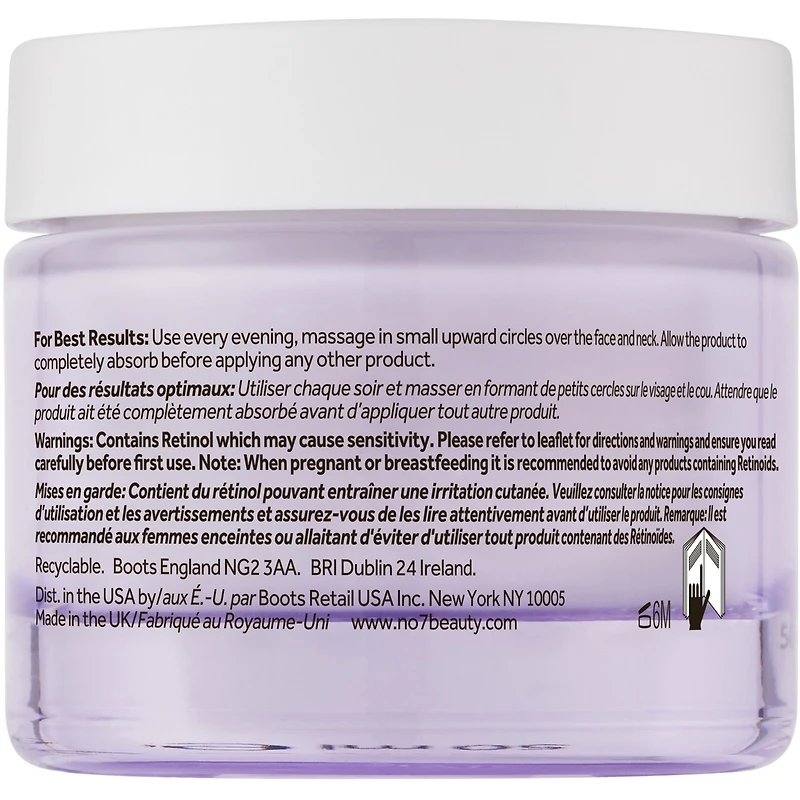 La Pure Retinol Crème De Nuit Réparatrice