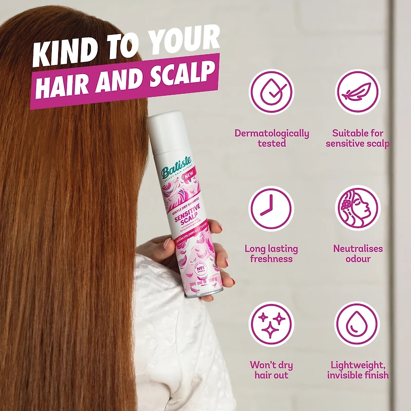 Batiste Shampooing Sec Cuir Chevelu Sensible