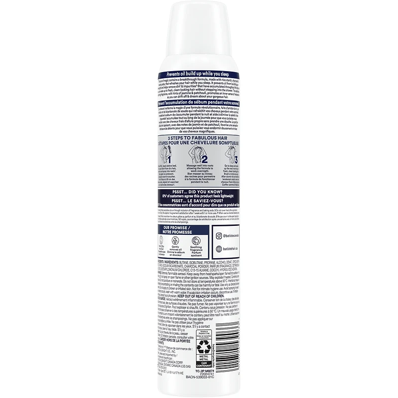 Dry Shampoo, Overnight Deep Cleanse