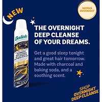 Dry Shampoo, Overnight Deep Cleanse