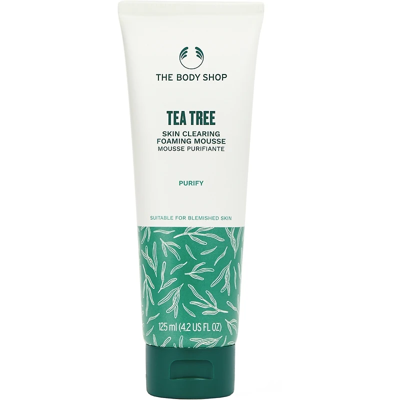 Nettoyant purifiant moussant à l'huile d'arbre à thé