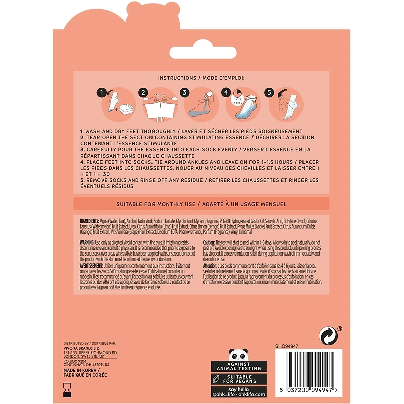 Exfoliant à la pastèque et aux agrumes pour les pieds