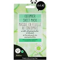 Masque en feuille de concombre