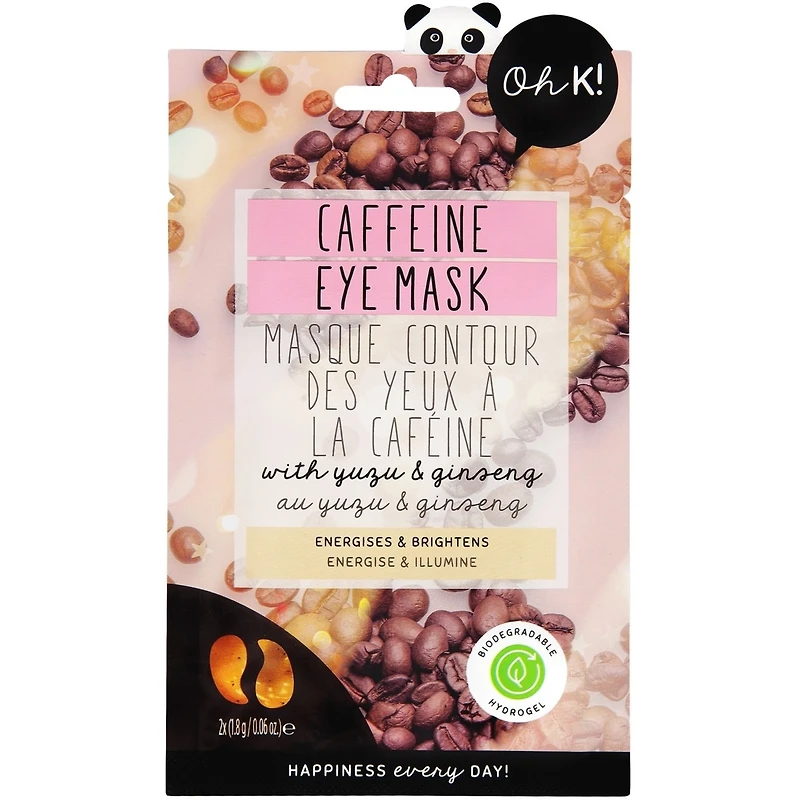 Masque contour des yeux à la caféine