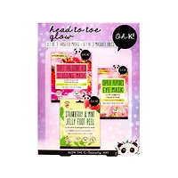 Oh K! Head to Toe Glow - Set of 3 targeted masks
