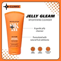 Skin Jelly Gleam Natural Fruit Ahas Brightening Jelly Cleanser