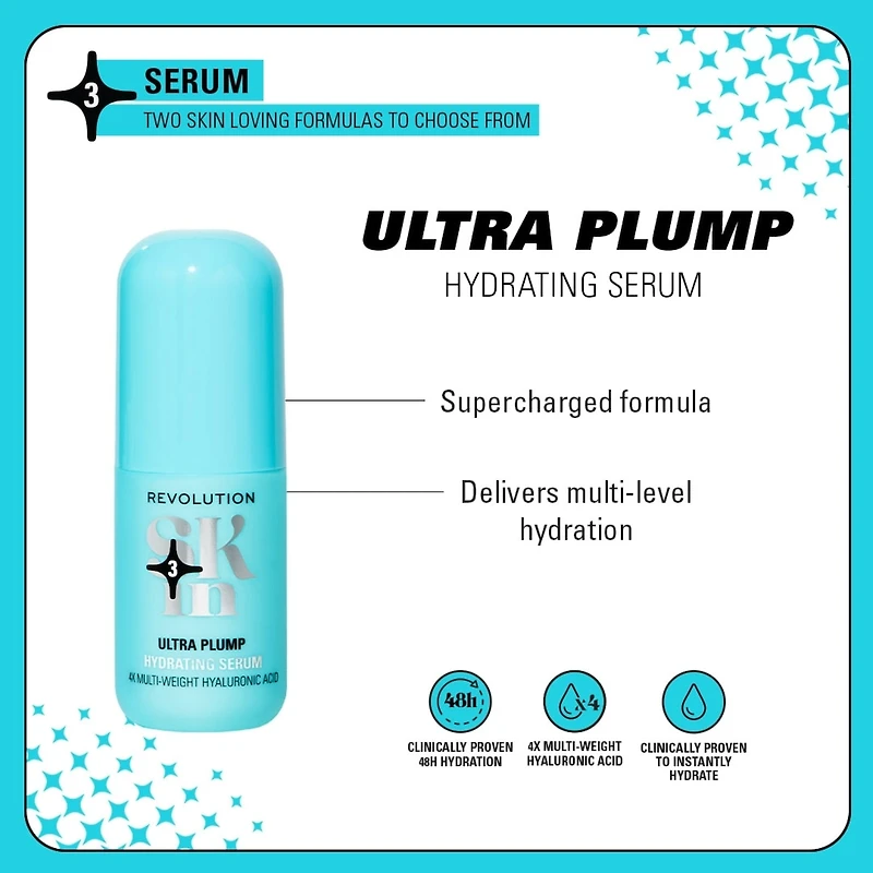 Sérum Hydratant Multi-poids À L'acide Hyaluronique Ultra Plump Revolution Skin