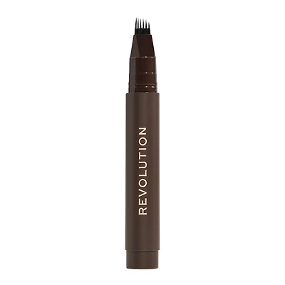 Revolution Instant Brow Hair Pen Warm Brown