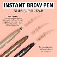 Revolution Instant Brow Hair Pen Warm Brown