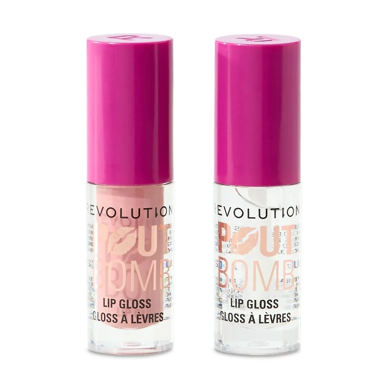 Coffret de mini-gloss à lèvres repulpants Revolution Pout Bomb