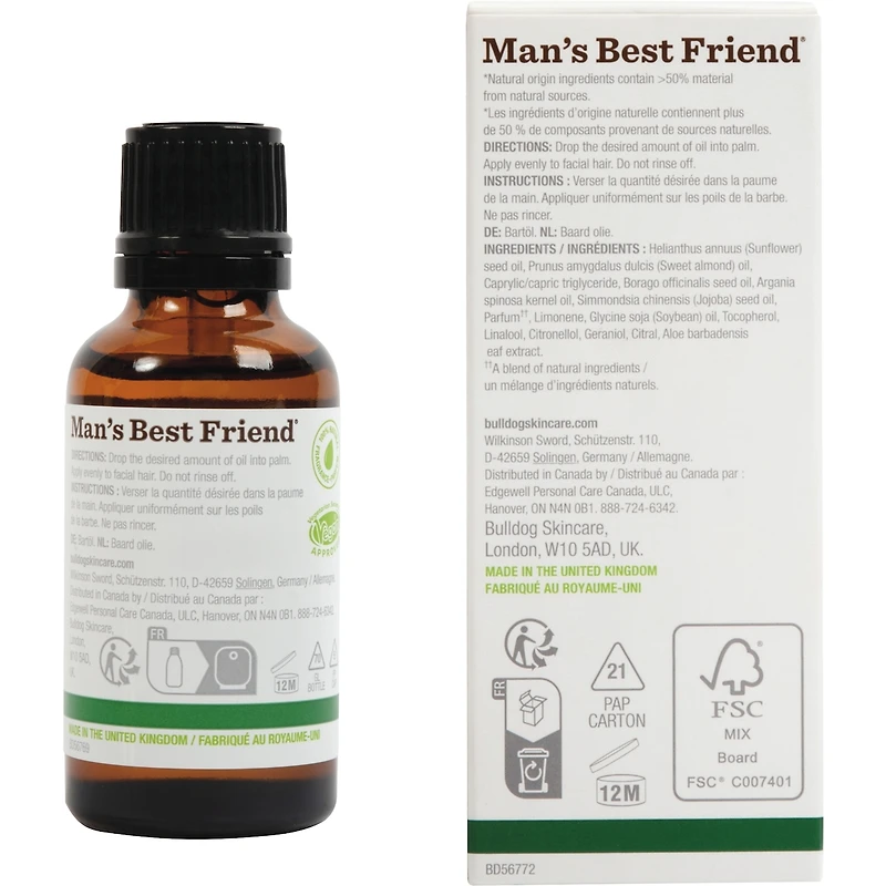 Bulldog Skincare for Men Original Beard Oil