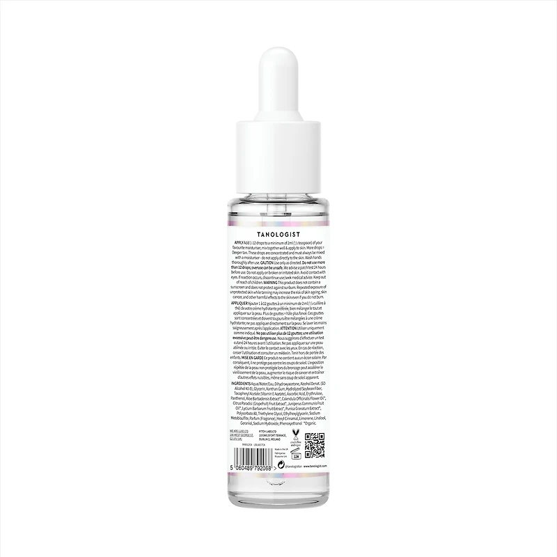 gouttelettes bronzantes foncé