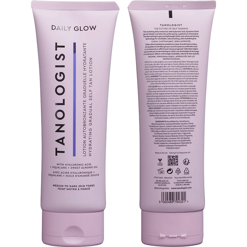 Éclat Au Quotidien Lotion Autobronzante Graduelle Hydratante Teint Moyen À Foncé