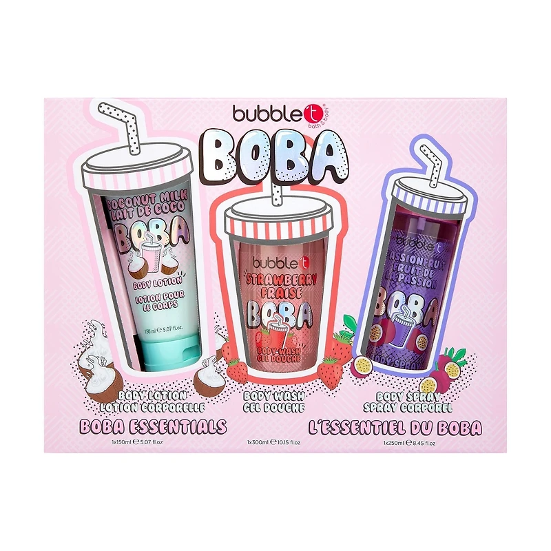 Boba Lotion, Body Wash and Body Spray Set
