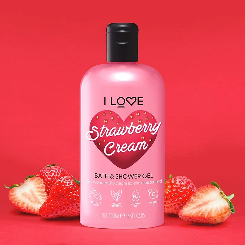 Bath Shower Raspberry Black