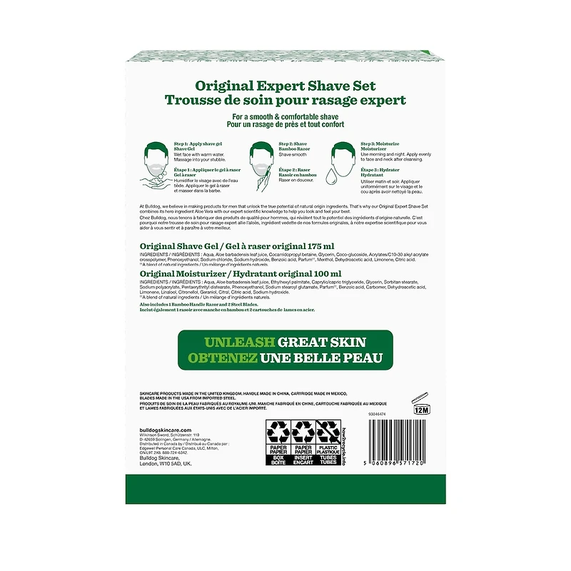 Bulldog Original Expert Shave Set