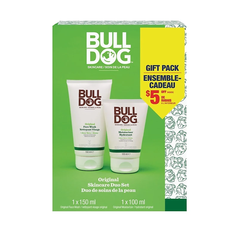Duo De Soins De La Peau De Marque Bulldog