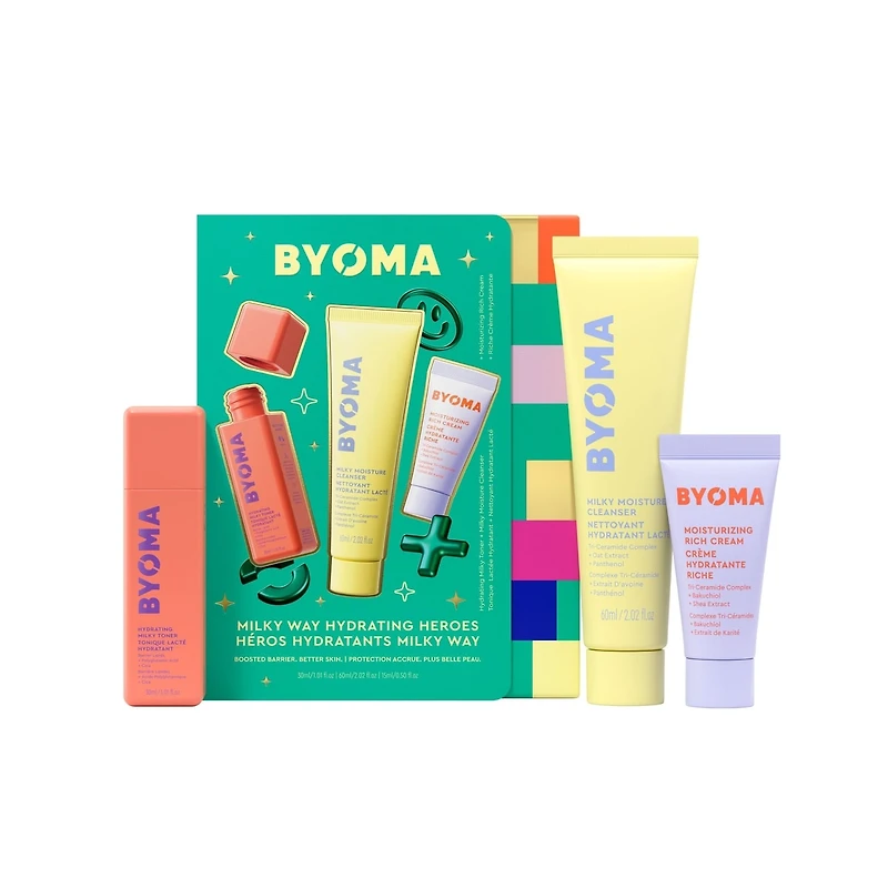 Byoma Kit De Héros Hydratants Milky Way