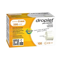DROPLET 32GX5MM ORANGE NDL 100