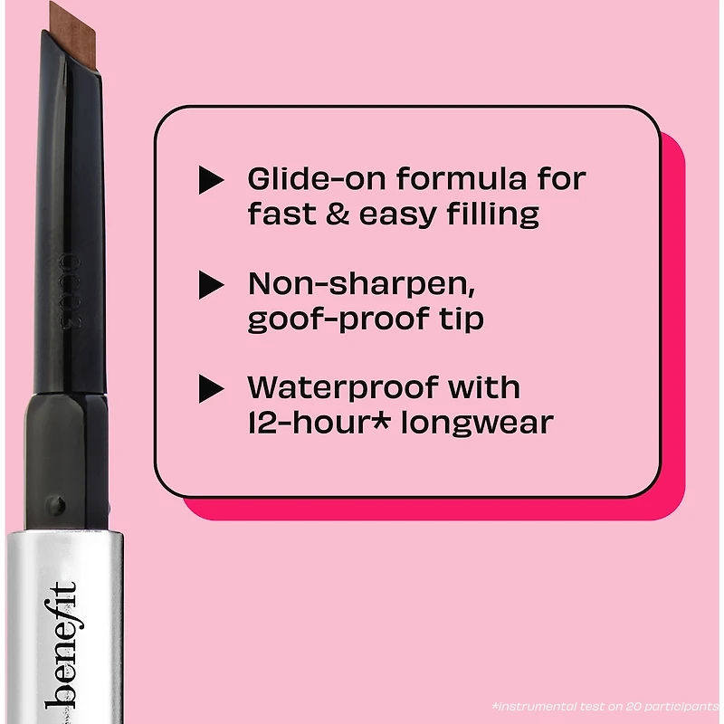Goof Proof Waterproof Easy Shape & Fill Eyebrow Pencil