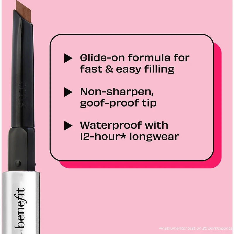 Mini Crayon à sourcils anti-gaffes hydrofuge Goof Proof Pencil