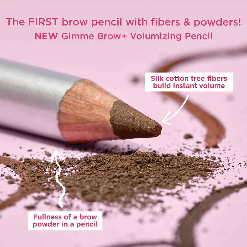 Gimme Brow+ volumizing pencil fiber eyebrow