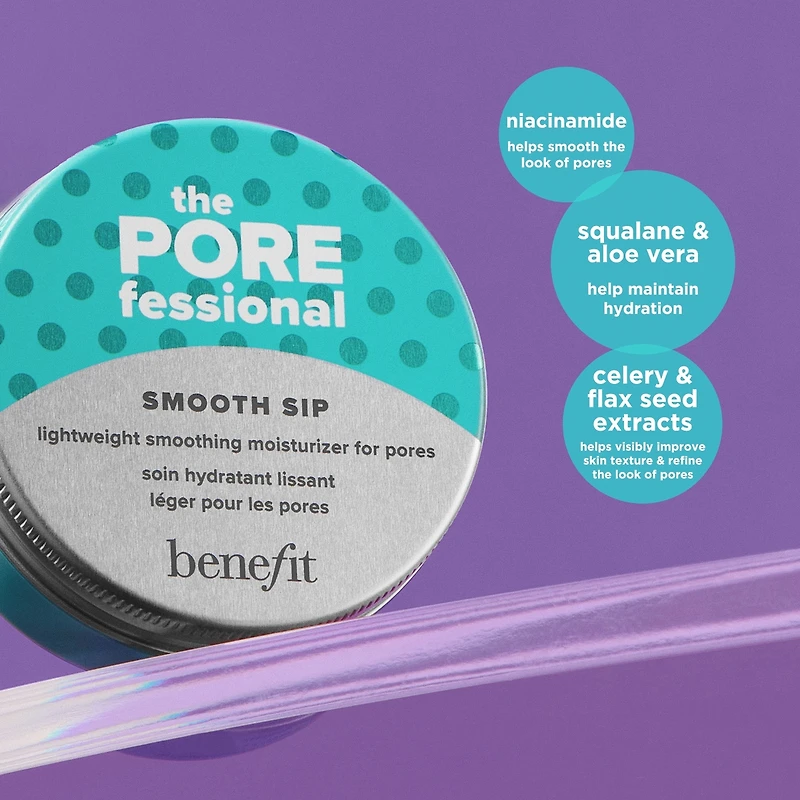 Gel hydratant lissant léger pour les pores The POREfessional Smooth Sip