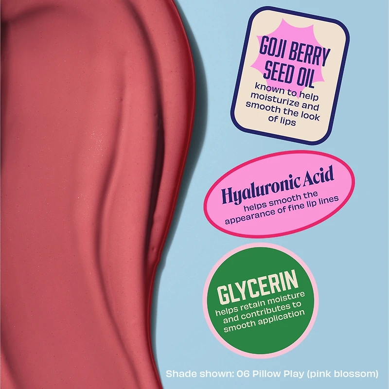 Gel teinté hydratant mat pour les lèvres Plushtint