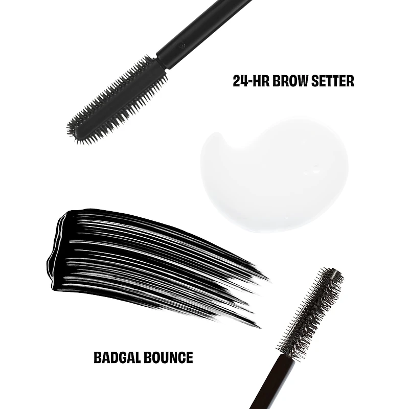 Game, Set, Bounce mini mascara & brow setter set