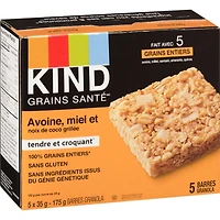Barre Healthy GrainsMC  Avoine, miel et noix de coco grillée