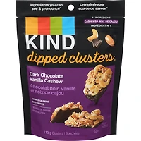 Dipped ClustersMC Chocolat noir, vanille et cajous