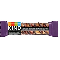 Arachides, caramel salé, noix et chocolat noir