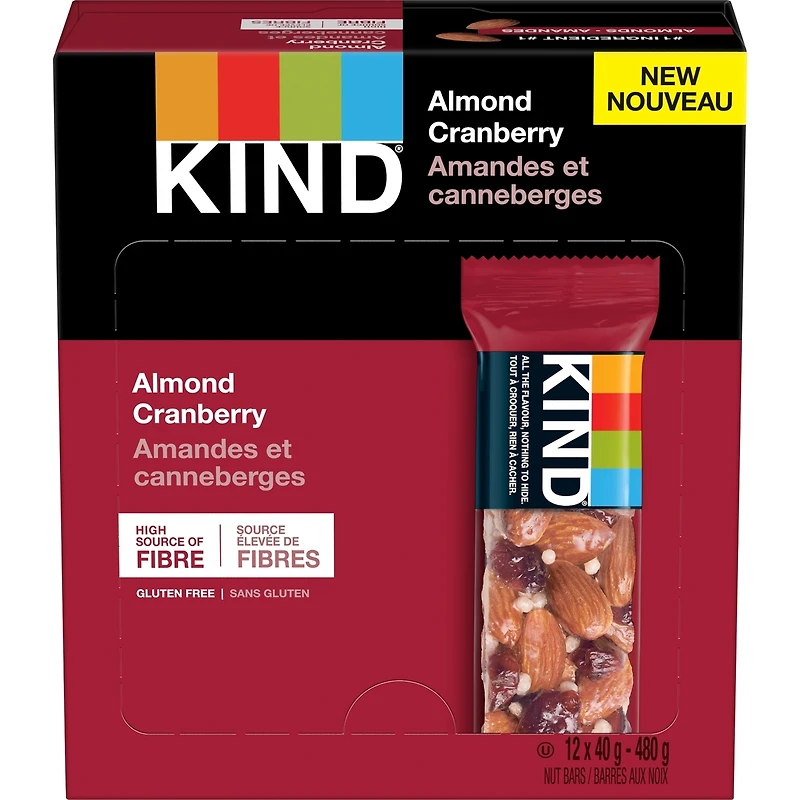 KIND Amandes et canneberges
