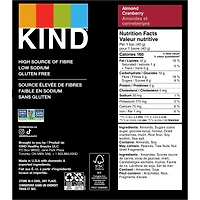 KIND Amandes et canneberges