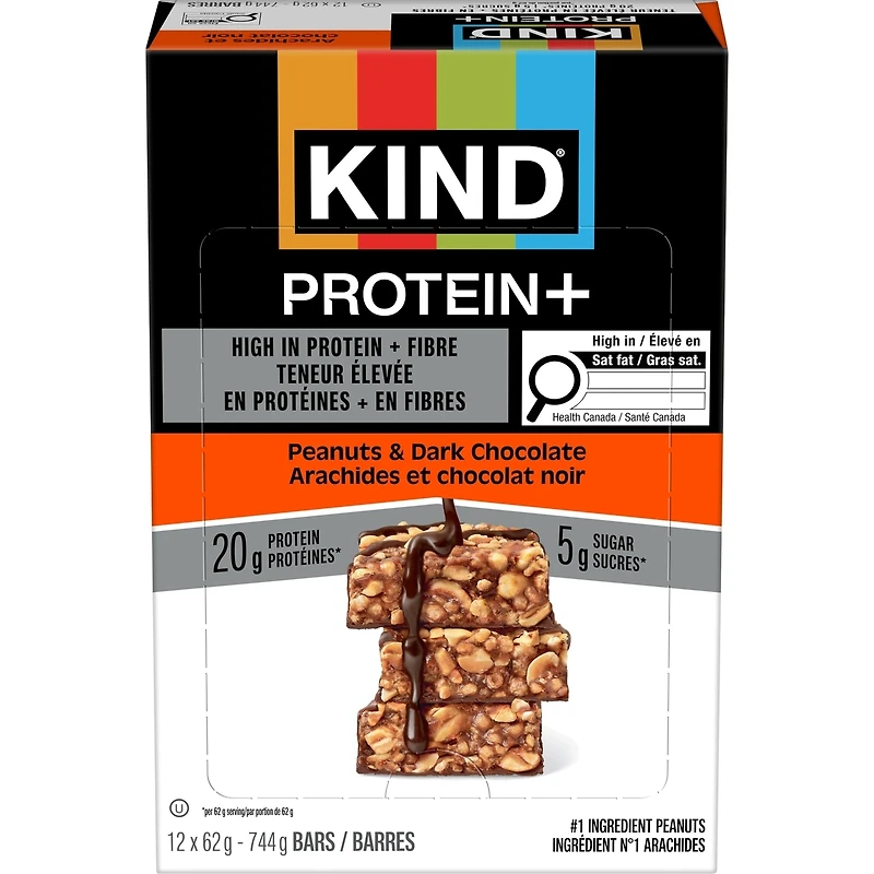KIND Protein+ Arachides et chocolat noir