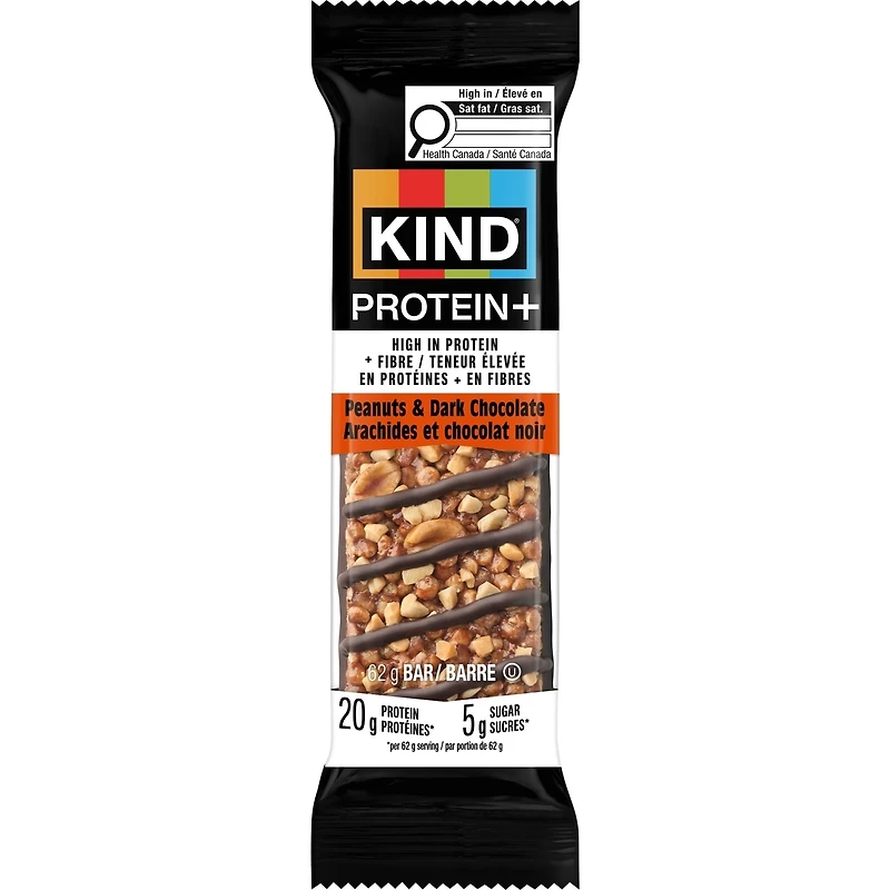 KIND Protein+ Arachides et chocolat noir